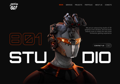 Корпоративний сайт для студії з аутсорсингу