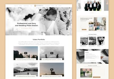  Landing page для MAYHERKEVYCH