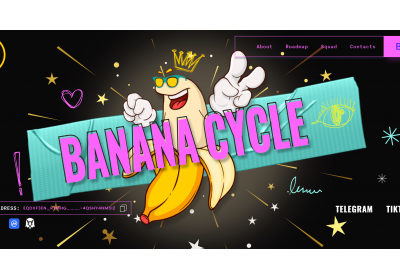 Landing Page NFT Banana Cycle